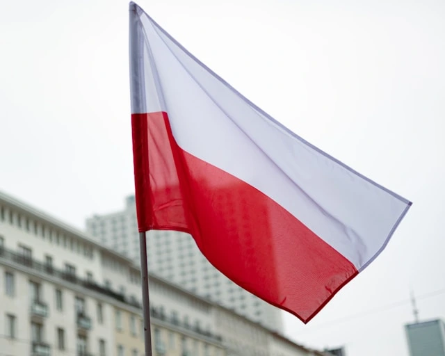 European civic skyline used as a Polish timelines background